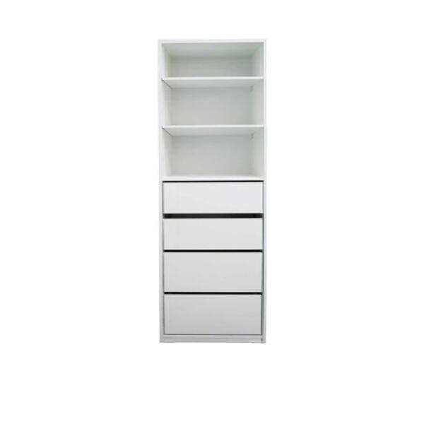 Robe Insert - 4 Drawer + 2 X Shelf