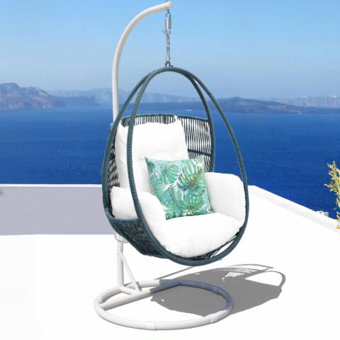 Harvey Bay Egg Chair Blue