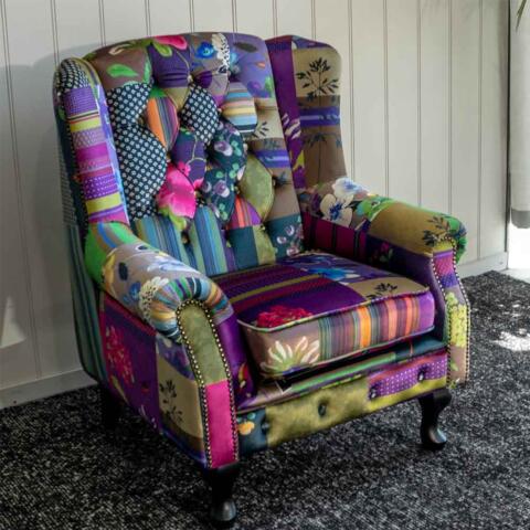 Paris Winged Accent Chair (3)