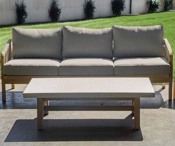 Ashen Outdoor 3 Seater