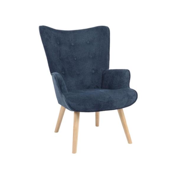 Lucy Accent Chair -Dark Blue